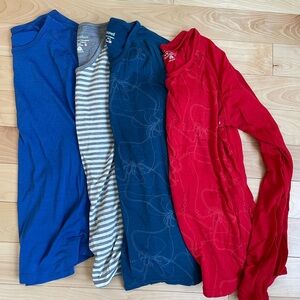 Merino wool long sleeves shirts (pack of 4)